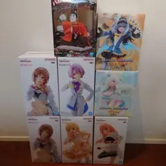 美少女フィギュア プライズ まとめ売り 8点セット 学園アイドルマスター 他 美少女フィギュア プライズ まとめ売り 8点セット 学園アイドル