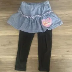 アンパンマン　ドキンちゃん　キュロット　サイズ95 グレー/黒　最終