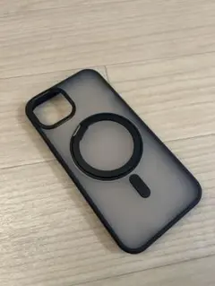 iPhone 14 用 ケース Magsafe対応 360°回転スタンド　【黒】