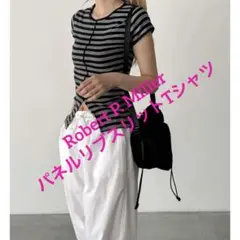 Robert P. Miller パネルリブスリットTシャツのサムネイル