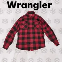 5031177 Wrangler ラングラー 長袖ネルシャツ レッド ブラックのサムネイル
