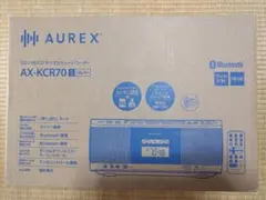 東芝 AUREX ラジオカセットレコーダー AX-KCR70-S シルバーのサムネイル