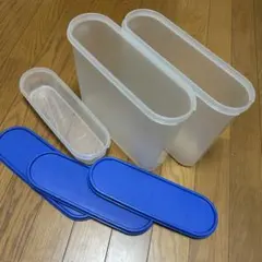 タッパーウェア　　★スーパーオーバルセット#4 #3セット★ タッパーウェア ☆スーパーオーバルセット#4 #3セット☆ - メルカリ