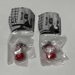 サンリオキャラクターズ いちごめじるしアクセサリー キティ マイメロ 2点セット