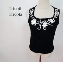 ★美品★Tricoti Tricota トリコッティトリコッタ 花柄タンクトップのサムネイル