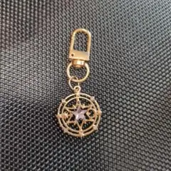 星型金色 魔法陣 キーホルダー 魔法少女