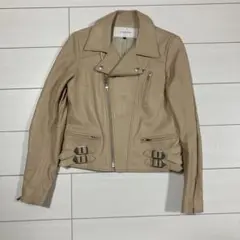 ル シェル ブルーレザージャケットのサムネイル