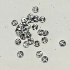 ハンドメイド用 スパンコール シルバー　ヴィンテージパーツ　4mm フランス製