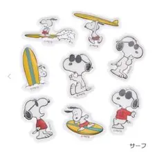 スヌーピー　フレークステッカー　SNOOPY PEANUTS