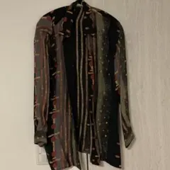 長袖シャツ 多色パターン キュプラ100%