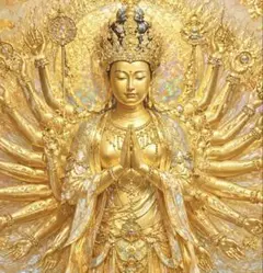 金運と幸福を招く 黄金仏像風水画」A4サイズ 額付き「No.36」 - メルカリ