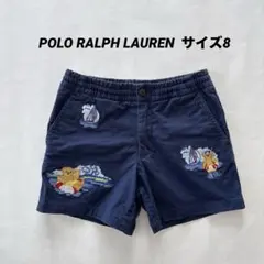 ポロラルフローレン　ベア刺繍　ネイビー　パンツ　サイズ8
