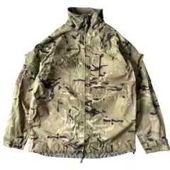 ミリタリー】イギリス軍 ウォータープルーフジャケット 総柄 カモフラ 