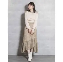 dazzlin Cheery Flower プリーツスカート イエローのサムネイル