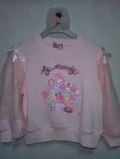 新品My Melody ピンク トレーナー 110サイズ