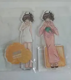 夏色まつり 極楽湯 アクリルスタンド ホロライブ 未開封 フロあがり 浴衣