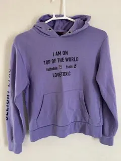 パーカー LOVETOXIC 紫　パープル　Mサイズ