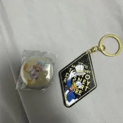 ドナルド缶バッジ、キーホルダー