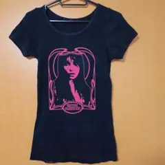 HYSTERIC GLAMOUR ヒス ガールプリント 半袖Tシャツ ブラックのサムネイル