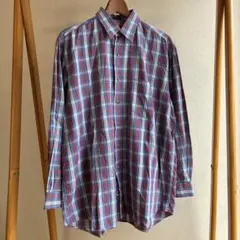 OXFORD チェックシャツ M コットン100%