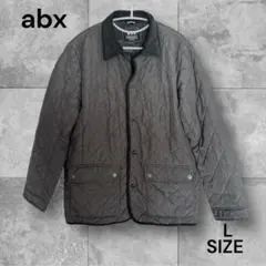 abx メンズ キルティングジャケット グレー系 Lサイズ