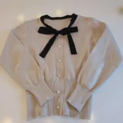 パール付きニット