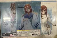 五等分の花嫁　三玖　クリアファイル　きゃらっとくじ　一番くじ