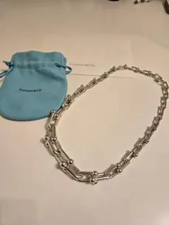 ティファニー　ハードウェア　グラジュエイテッドリンクネックレス