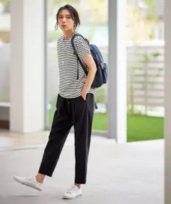 anyfam クールタッチタックパンツ ブラック