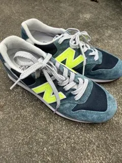 NewBalance996 ブルー系×ネオンイエロー 23 新品 ニューバランス