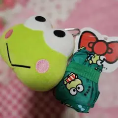 【新品】未使用 3coins サンリオ コラボ ぬいぐるみ エコバッグ けろっぴ