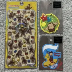 Curious George キャラクターシールセット　おさるのジョージ