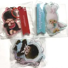 モンチッチ 2連めじるしアクリルチャーム　チムたん　ベビチッチ