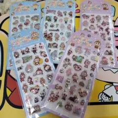 3D立体夜光シール 6パックセット