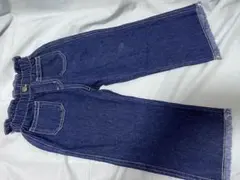 BREEZE キッズ デニムパンツ フリンジ裾 ウエストゴムのサムネイル