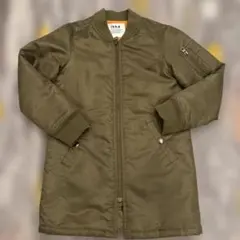 ikka 130㎝　オリーブ色 ジップアップジャケット
