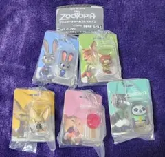 ズートピア ブリスターチャームコレクション 全5種類 コンプリートセット