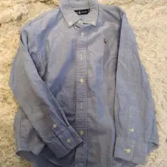 Ralph Lauren ボタンダウンシャツ 12Y 青