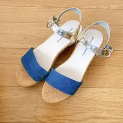 ORIENTAL TRAFFIC デニム ストラップサンダル