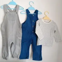 ✤冬から春に✤　オーバーオール&Tシャツセット