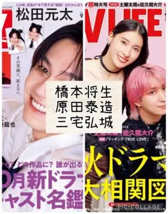 TV誌2誌　橋本将生　原田泰造　三宅弘城　切り抜き②