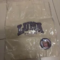 仲川瑠夏　トートバッグ　缶バッチ