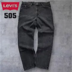 90s Levi’s 505 ブラックデニム プエルトリコ W38 オレンジタブ