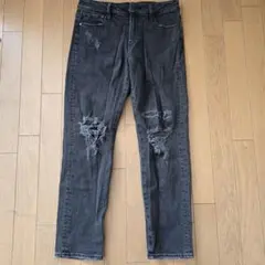 AZUL ダメージ加工　デニム