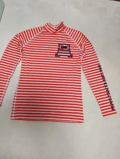 PGM ストライプ ハイネックシャツ Lサイズ