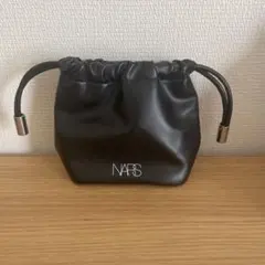 NARS ナーズ　巾着ポーチ ミニポーチ　ブラック　ノベルティ非売品のサムネイル