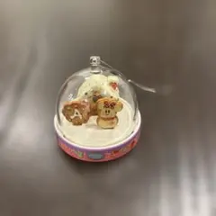 ディズニーランド オリジナル スノードーム型バッグチャーム/オーナメント