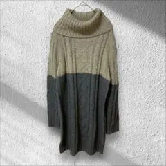 【シネマクラブ】CINEMA CLUB✨良品✨ニットワンピース タートルネック