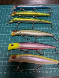でやんすブローウィン 140S & 80S ミノー ルアー セット ブローウィン140J 釣り 140mm 26g スタンダードミノー ルアー BlueBlue