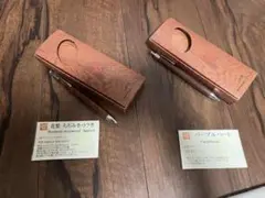 工房楔 シャープペンシル&ルーチェペン 花梨トラ杢 パープルハート